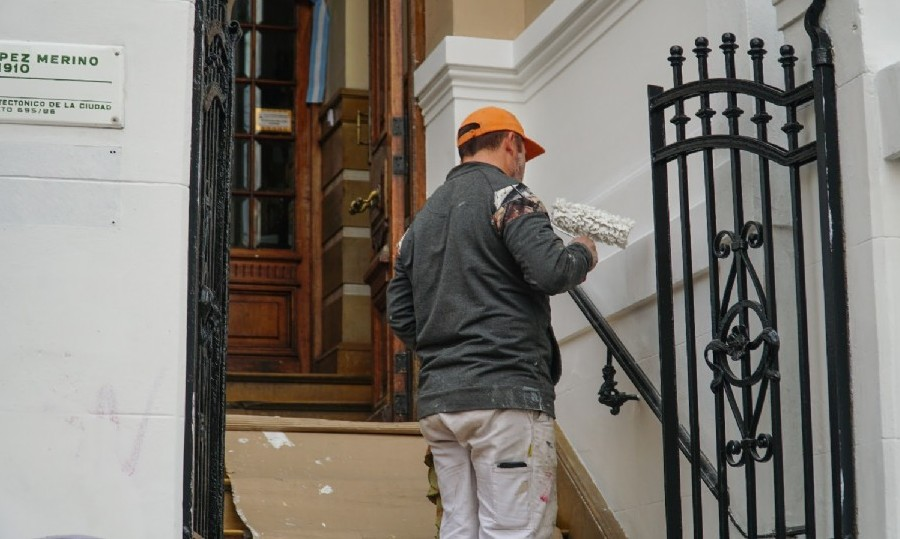 La Plata: Comenzó el plan de obras y puesta en valor del Palacio López Merino