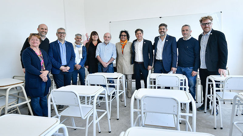 Kicillof inauguró un nuevo Polo Universitario en Marcos Paz