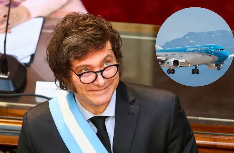 Javier Milei sobre Aerolíneas Argentinas: ‘O se cierra o se privatiza, pero no sigue en manos del Gobierno’