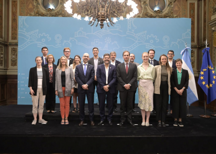 Bianco encabezó un encuentro de trabajo con diplomáticos de países europeos