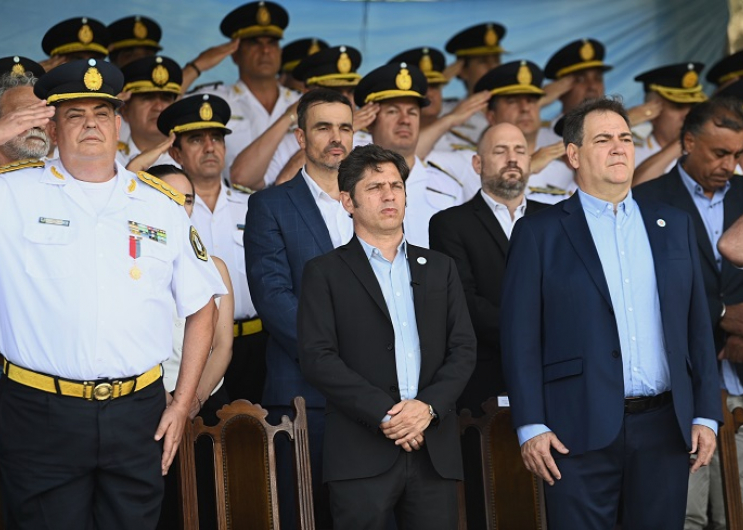 Kicillof encabezó el acto por el Día de la Policía de la Provincia