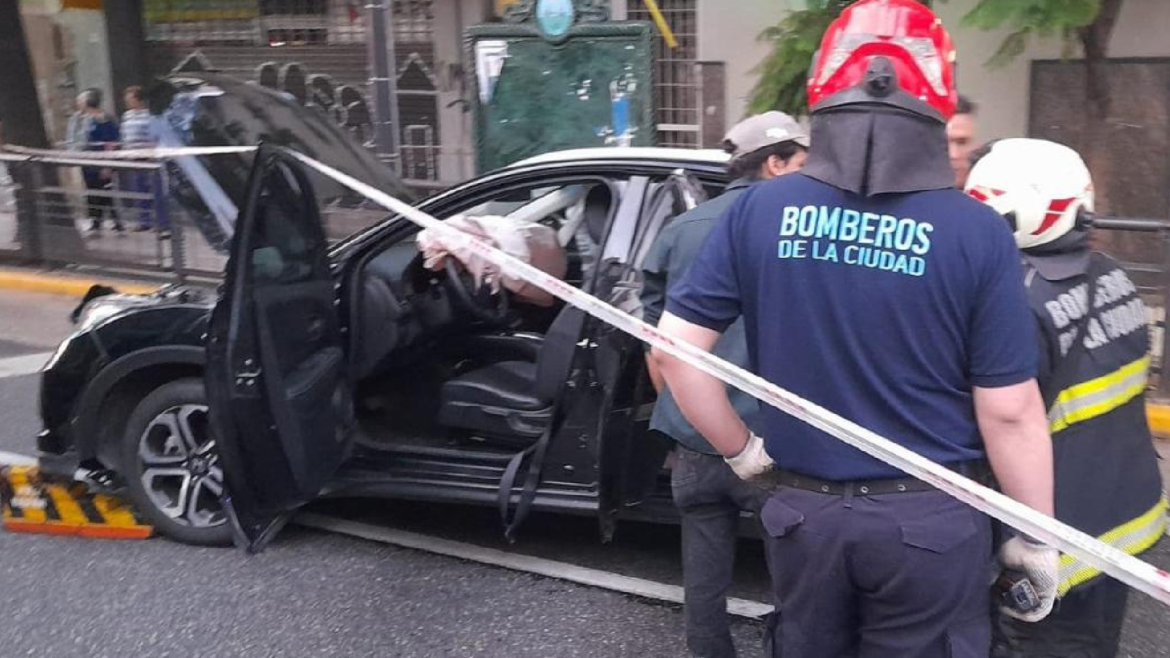 Chocó la artista plástica Marta Minujín en el barrio Monserrat hay cuatro personas heridas