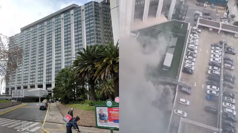 Tensión en Retiro por un incendio en el hotel Sheraton: evacuaron cuatro pisos y no hubo víctimas
