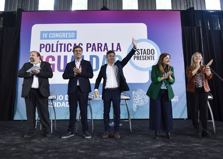 Kicillof y Estela Díaz encabezaron la apertura del IV Congreso “Políticas para la Igualdad”