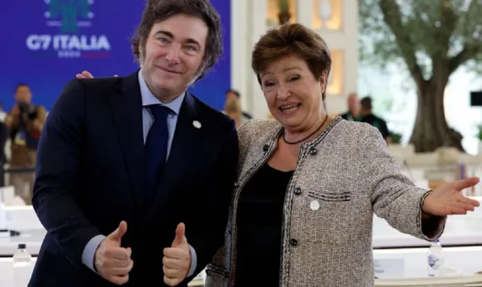 Acuerdo con el FMI: Georgieva considera razonable un primer desembolso del 40%