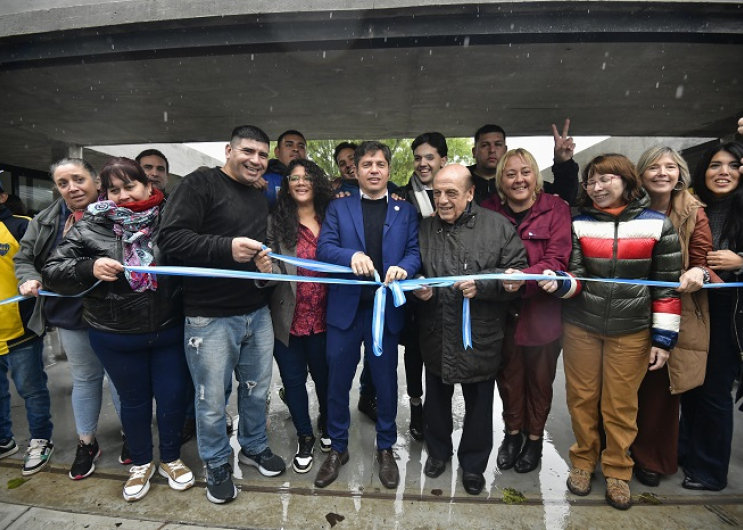 Kicillof inauguró el Club Social y Deportivo “Estrella del Norte” en Berazategui