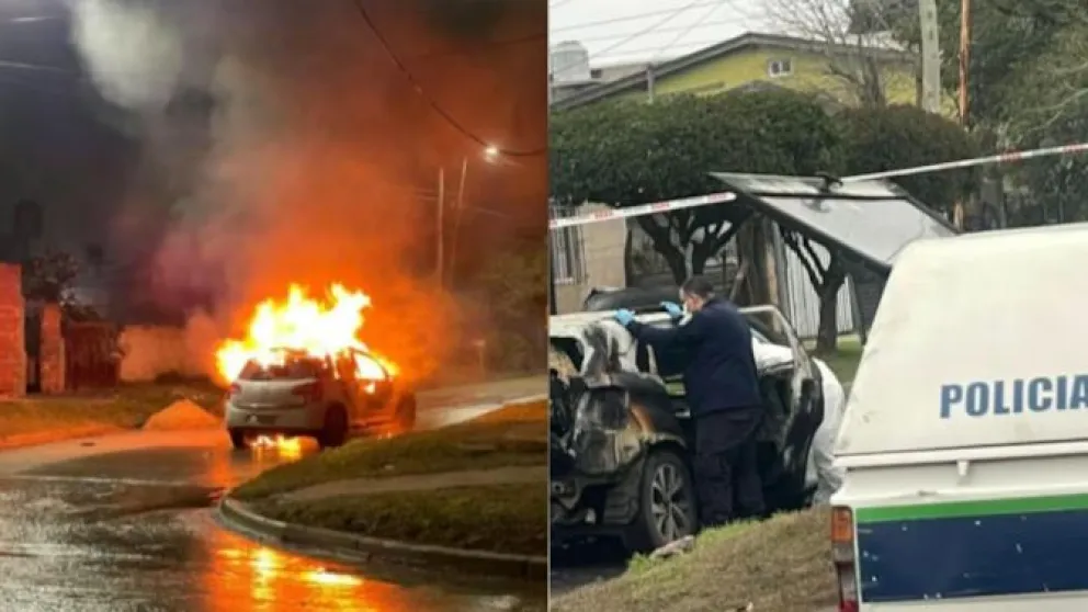 Hallaron dos cuerpos calcinados en un auto en Tortuguitas