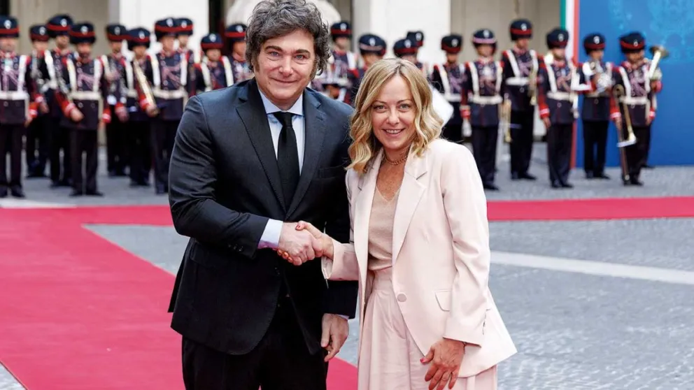 Milei y Meloni firmaron un acuerdo estratégico entre YPF y ENI para exportar GNL al mundo