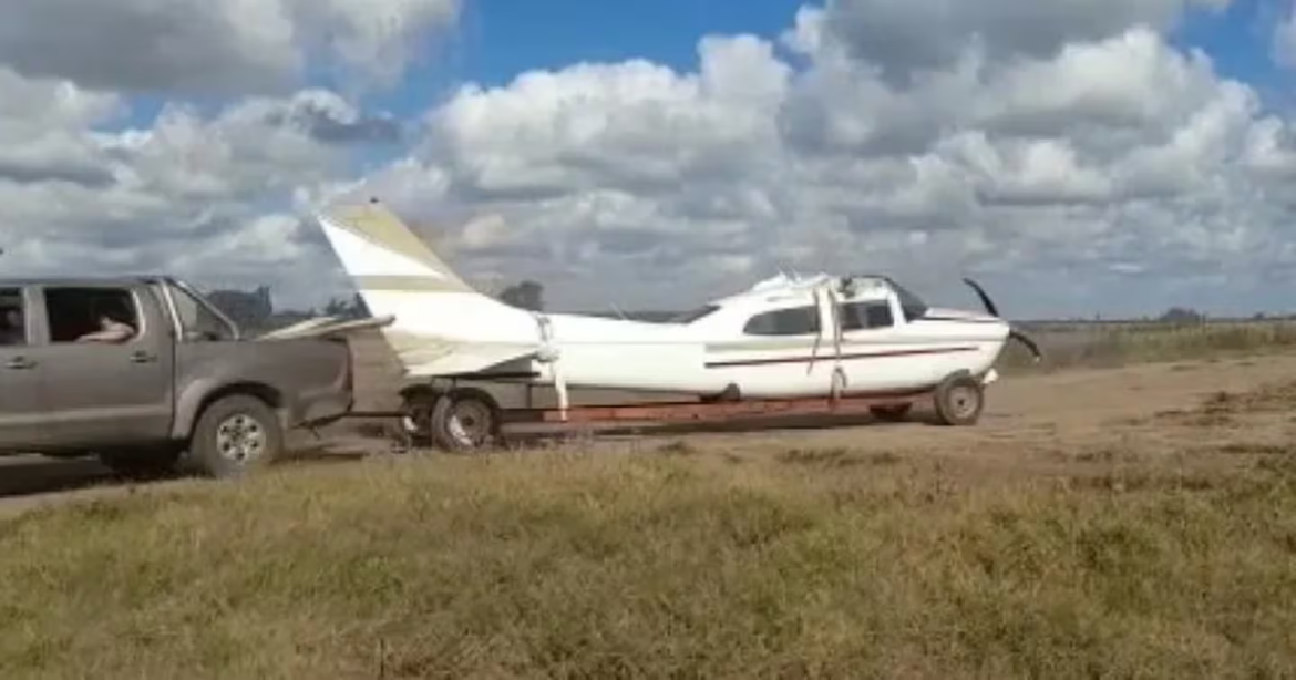 Hallaron una avioneta calcinada en un campo de Pergamino y sospechan del narcotráfico