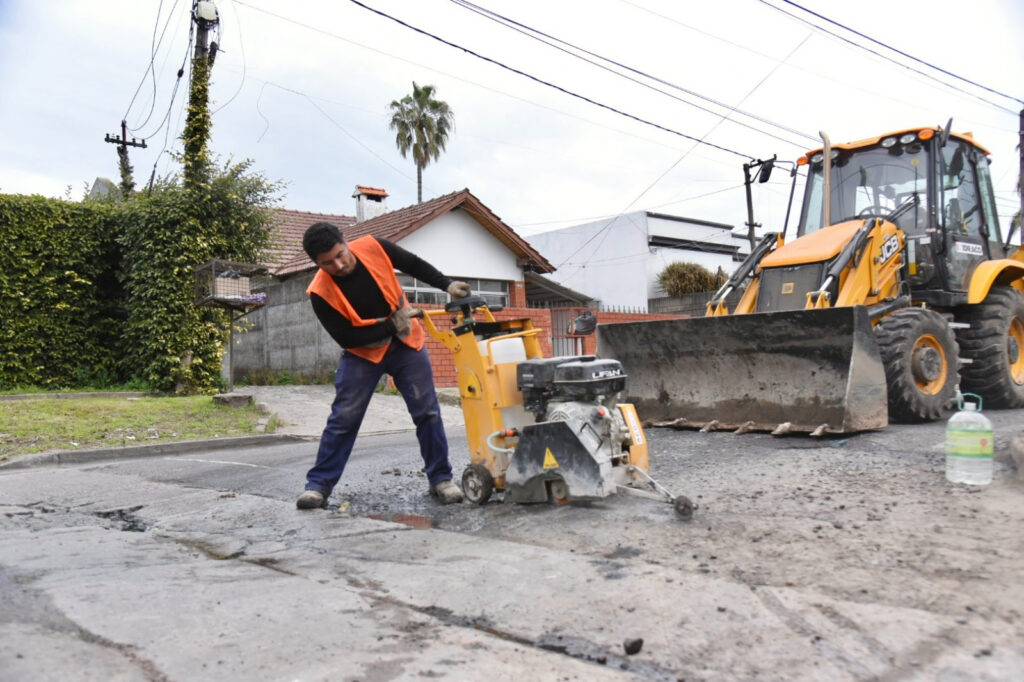 El Municipio avanza con obras viales e hidráulicas en Gonnet