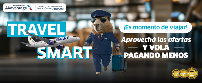 Travel SMART: pasajes desde $21.100 para volar por Argentina y desde USD 63 al exterior
