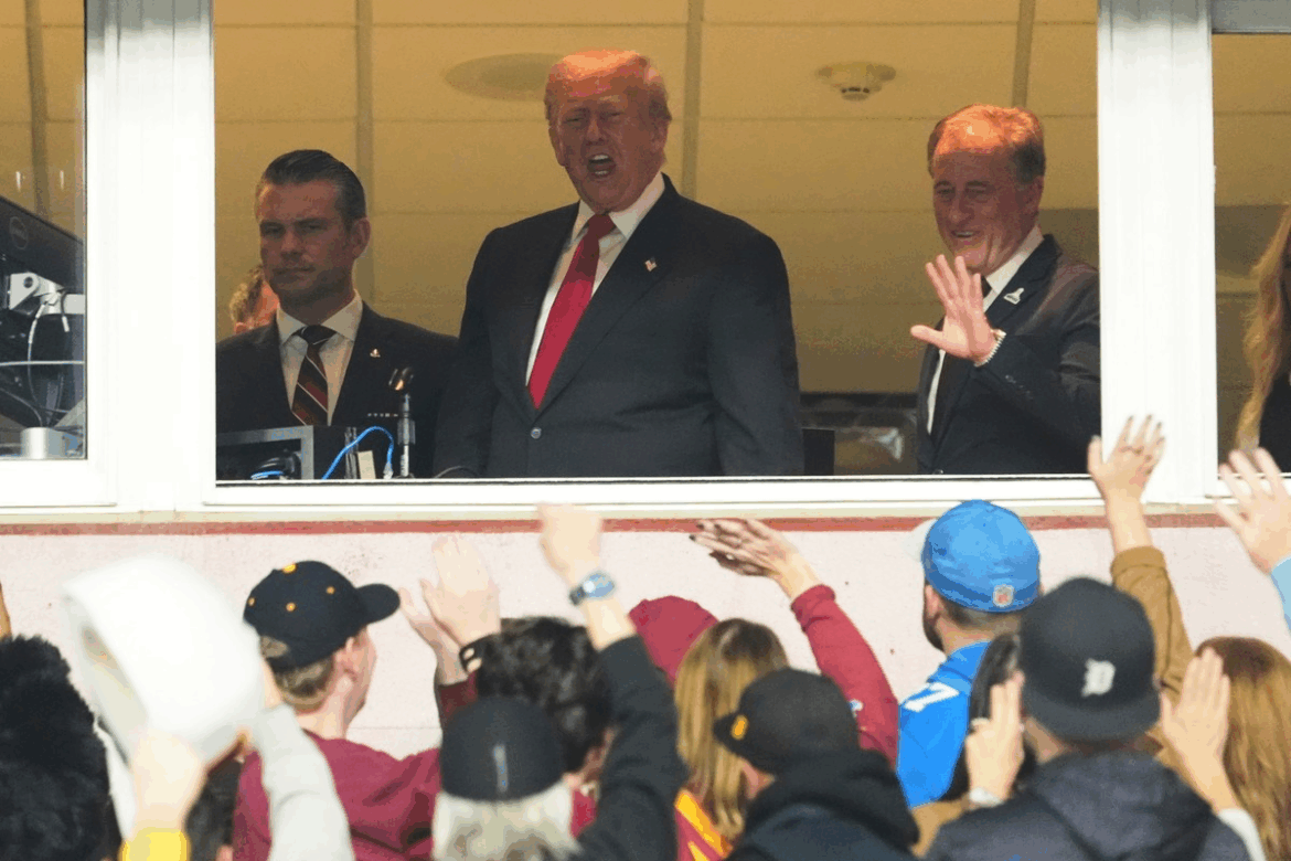 🏈 Trump fue abucheado durante un partido de la NFL en Washington