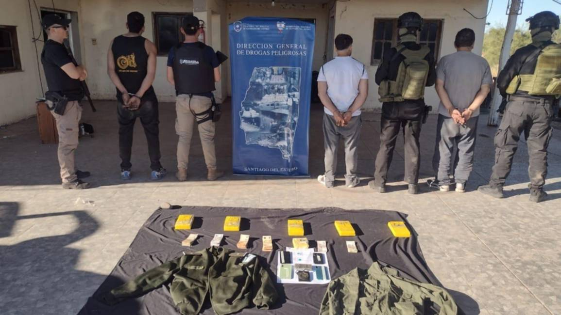 Santiago del Estero: Gendarmería desarticuló banda de narcotráfico liderada por un ex integrante de la fuerza