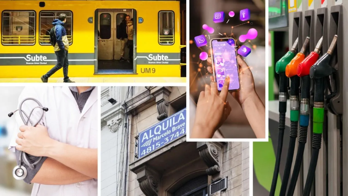 Febrero llega con nuevos aumentos: suben transporte, prepagas, cable y debutan los cambios en luz y gas