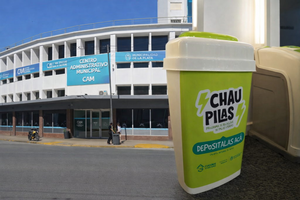 Gestión ambiental: el CAM incorporó un contenedor para depositar pilas usadas