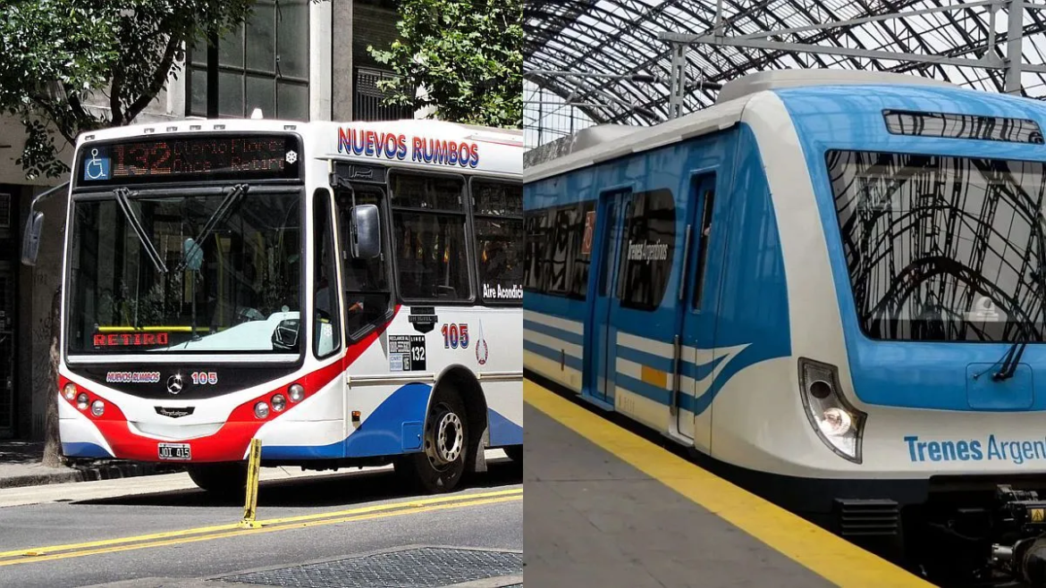El Gobierno confirmó nuevos aumentos en colectivos y trenes desde el próximo lunes