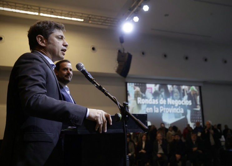 Kicillof encabezó la apertura de la novena ronda de negocios