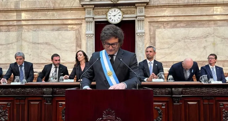 El Presidente Javier Milei presentó el Presupuesto 2025 en el Congreso de la Nación