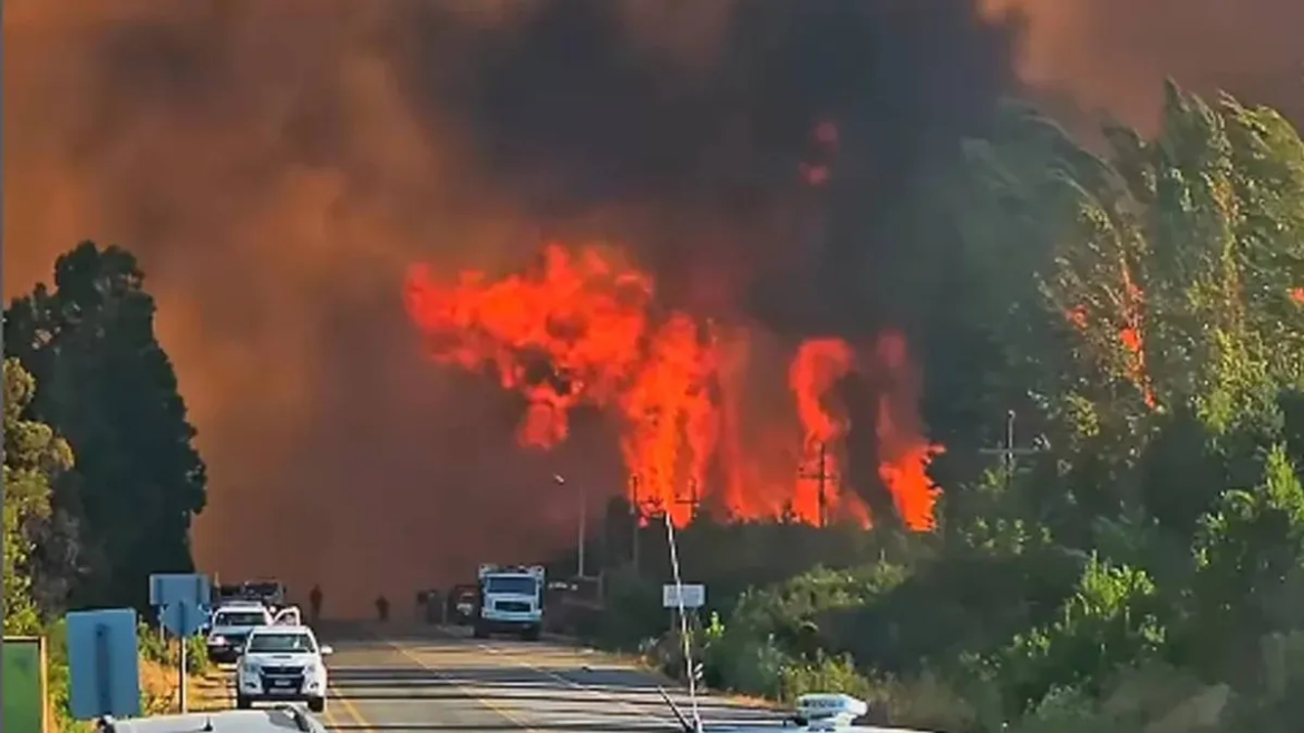 Con llantos y gritos, los vecinos de El Bolsón celebraron la llegada de la lluvia en medio de los fuertes incendios