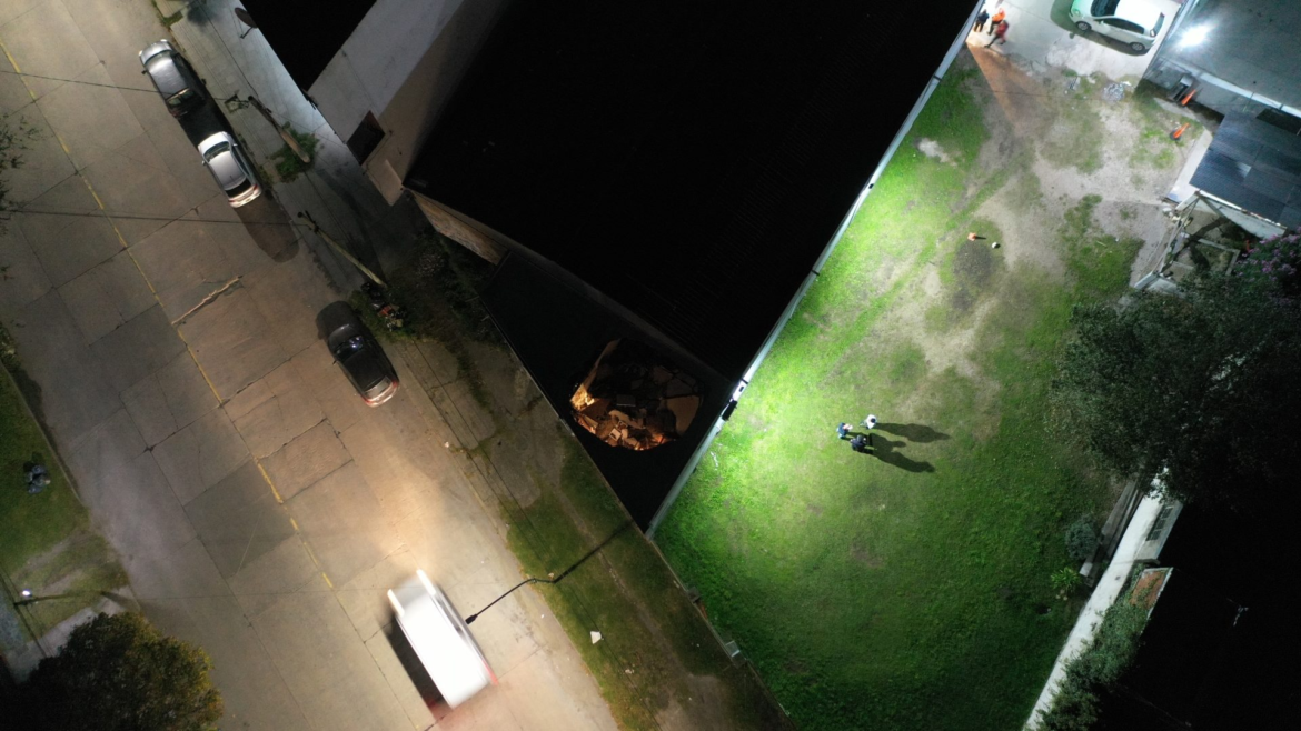 Derrumbe en un templo de Mar del Plata: impactantes fotos