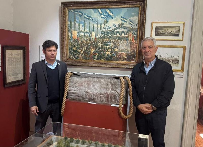 Histórica visita de Axel Kicillof y Julio Alak al Museo Municipal Dardo Rocha