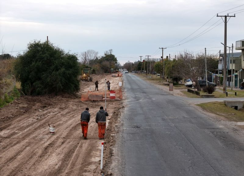 San Carlos suma infraestructura vial con nueva rambla, mejoras e iluminación en avenida 38