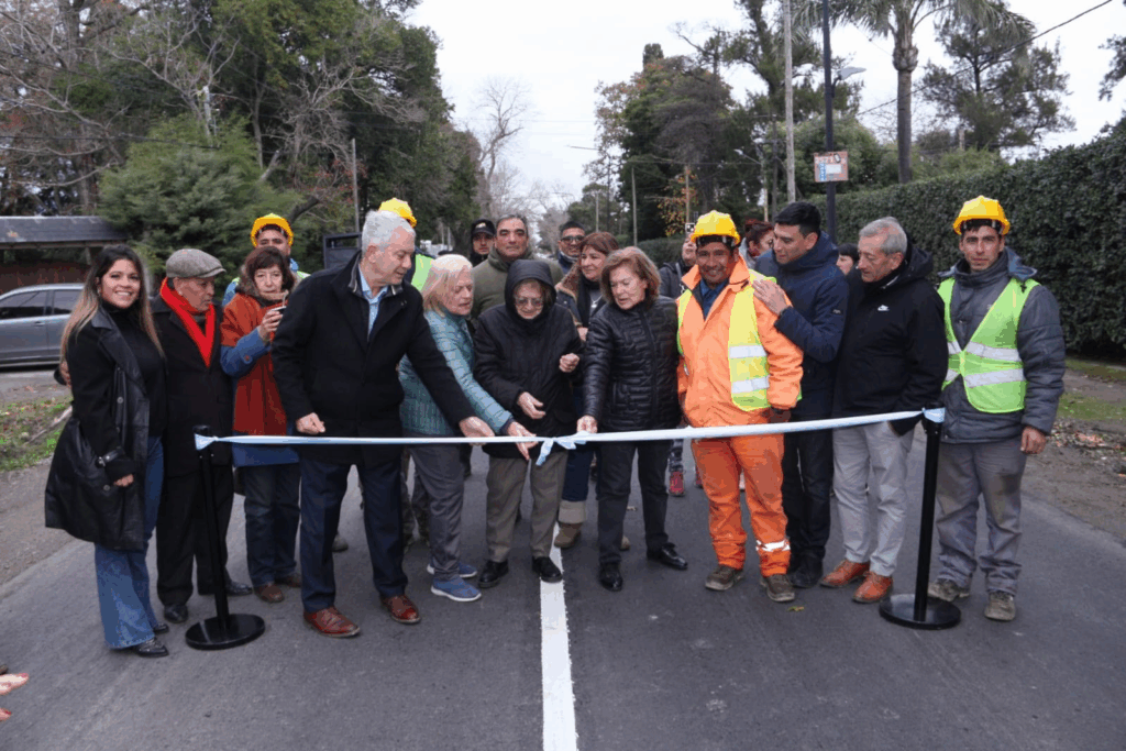 Alak inauguró una obra en Hernández que mejora la conexión entre tres importantes avenidas