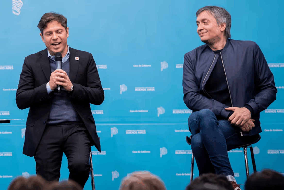 Axel Kicillof, Máximo Kirchner y Sergio Massa se reunieron en La Plata para delinear un frente de unidad contra Milei