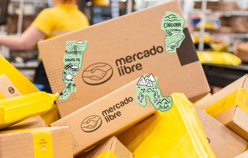 Mercado Libre aumenta las comisiones por ventas en tres provincias argentinas