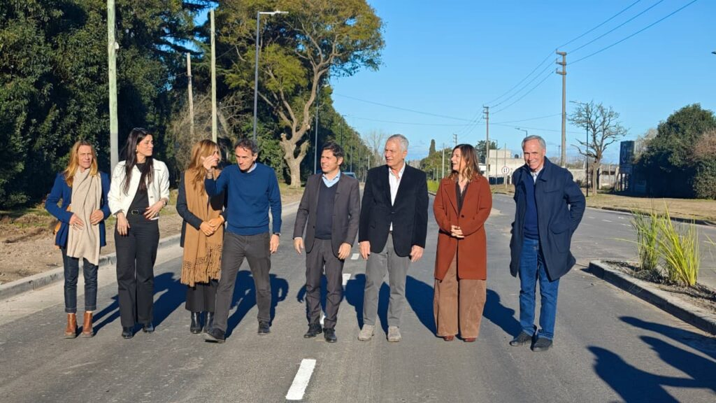 La Plata: Alak y Kicillof inauguraron la pavimentación de la Avenida 31 en Hernández