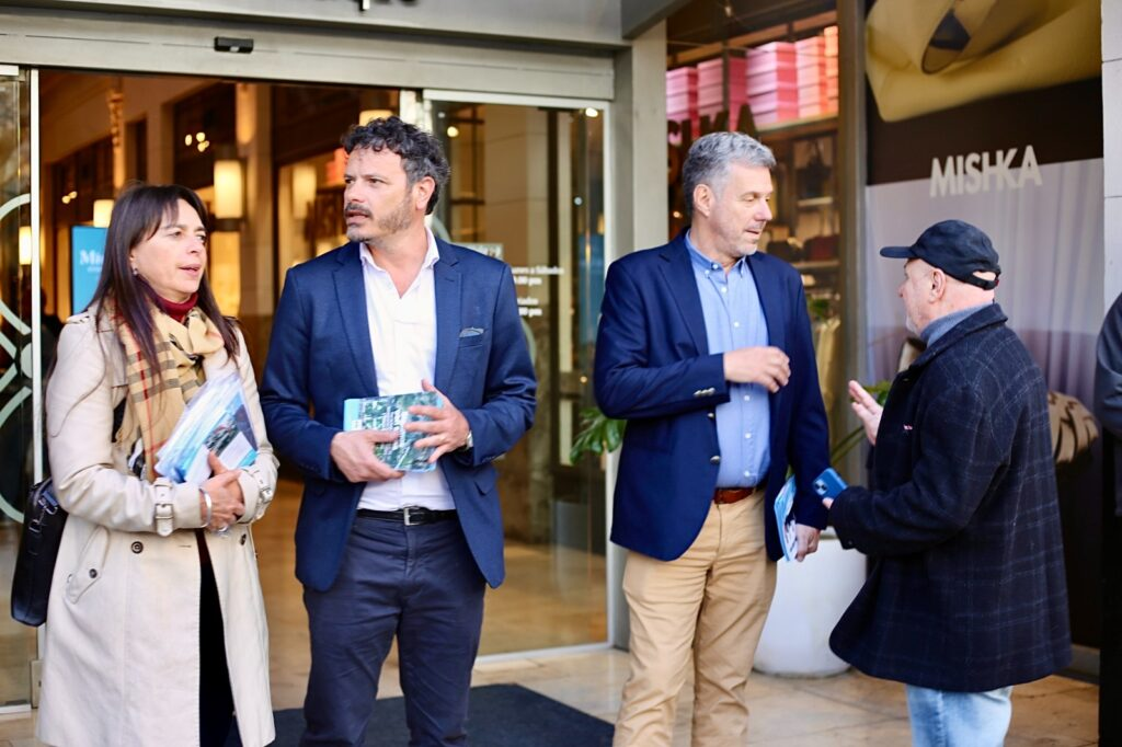 Los candidatos de Alak y Fuerza Patria con agenda puesta en el desarrollo comercial de la ciudad