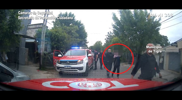 📰 Tigre: detuvieron a un motociclista sin patente que circulaba en una moto con pedido de secuestro por un robo en San Martín