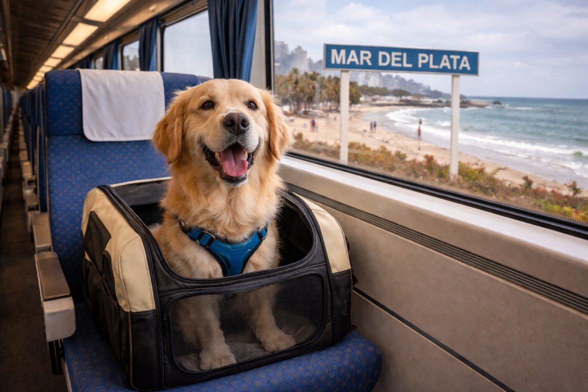Semana Santa: ya están a la venta los pasajes de tren a Mar del Plata con una nueva modalidad para viajar con mascotas