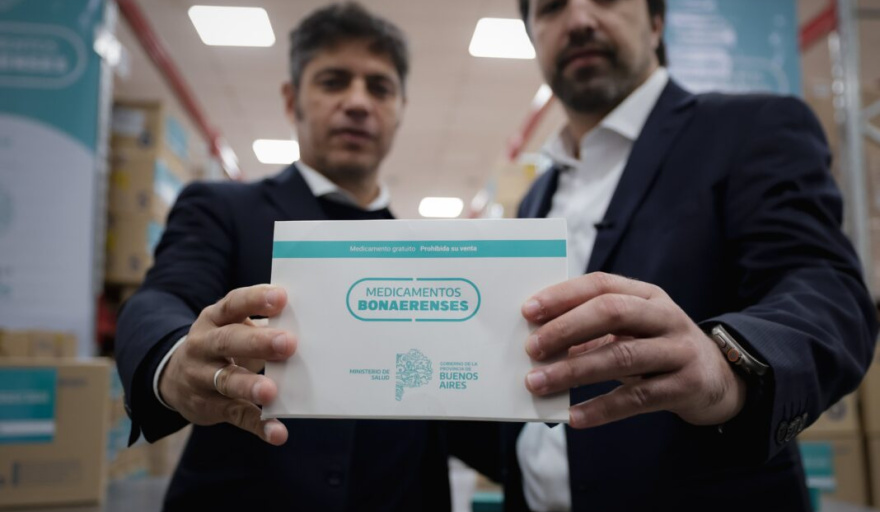 Kicillof refuerza la entrega de medicamentos y endurece críticas al Gobierno nacional por los recortes