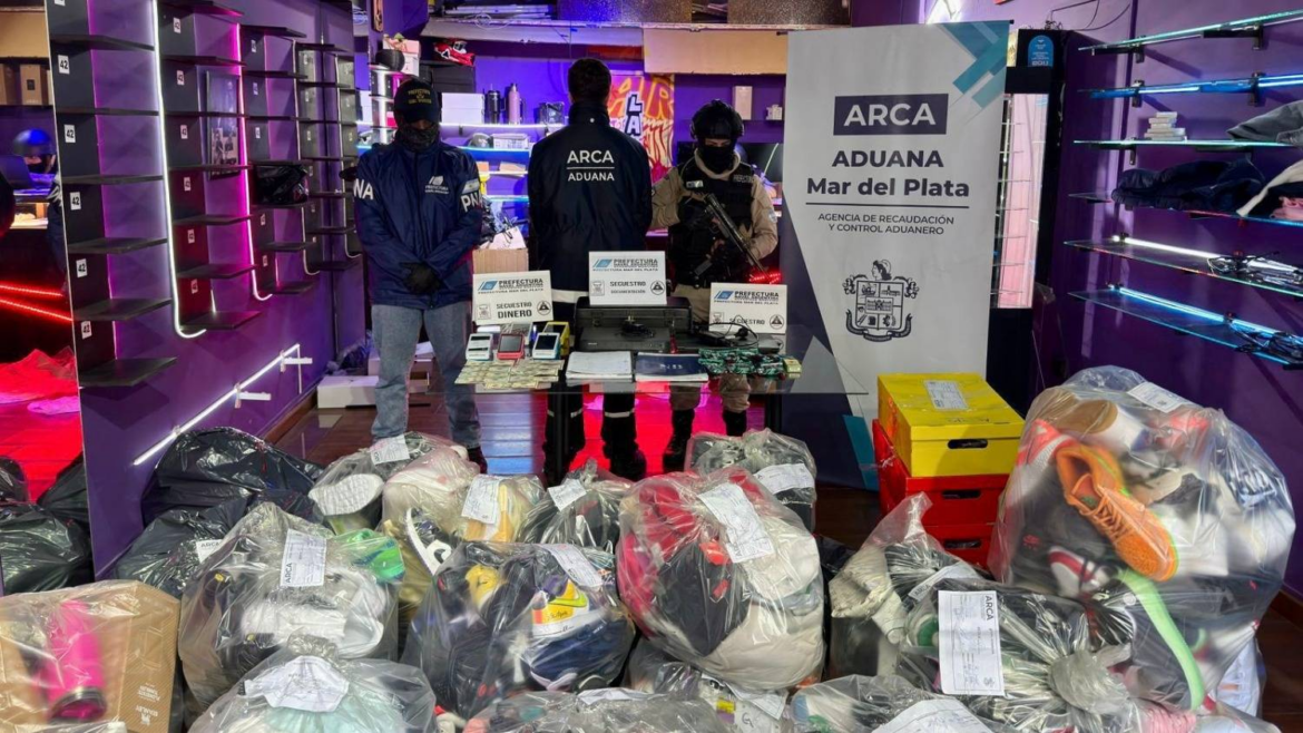 Megaoperativo en Constitución: allanaron 40 locales y secuestraron mercadería de contrabando valuada en más de $547 millones