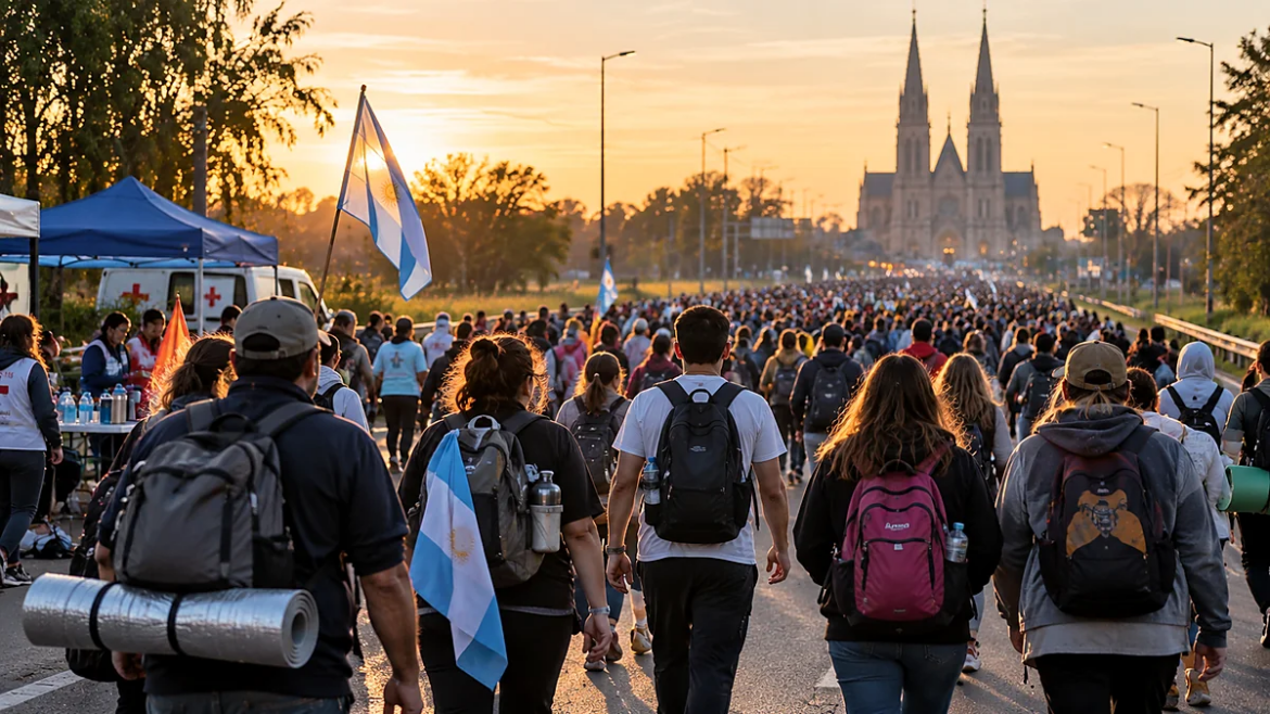 Luján se prepara para recibir a miles de peregrinos: cuándo será la caminata de 2026