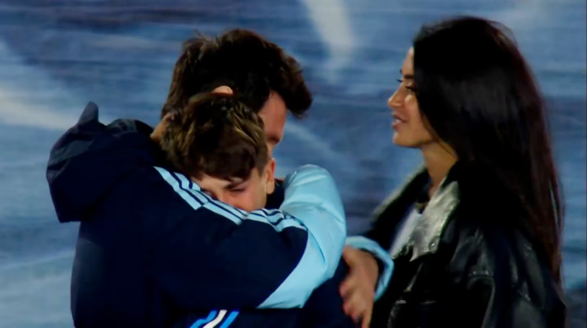 Messi y una despedida que dejó una imagen imborrable: el abrazo de Thiago con su papá